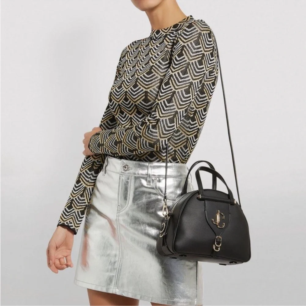 Jimmy Choo New With Tags Bowling bag in pink (bubble color). - Picture 7 of 7